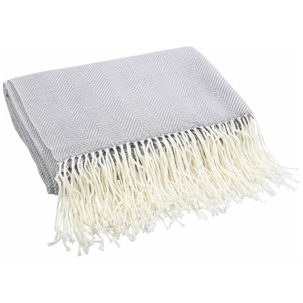 Wisley Home 100% Acrylic Chevron Pattern Throw