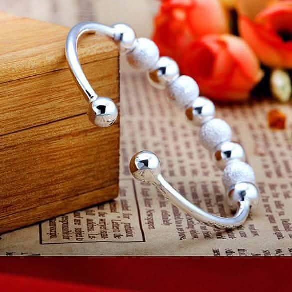 Woman Fashion Silver Bracelet