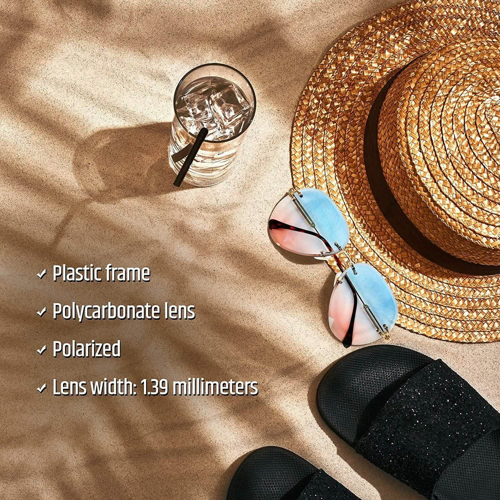 Women Aviation Polycarbonate UV 400 Sunglasses