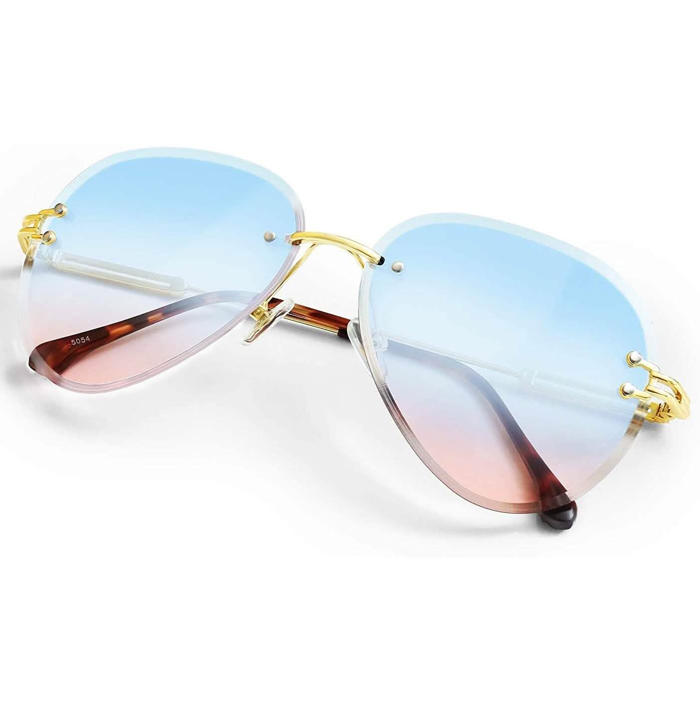 Women Aviation Polycarbonate UV 400 Sunglasses