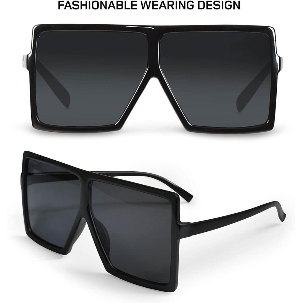 Women Big Frame Square Sunglasses