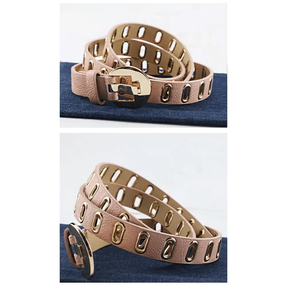 Women Casual Adjustable Leather Waistband Dresses Classic Belt Trendy Women's Fashionable Waistband Party Cute Vintage Belts For Female
