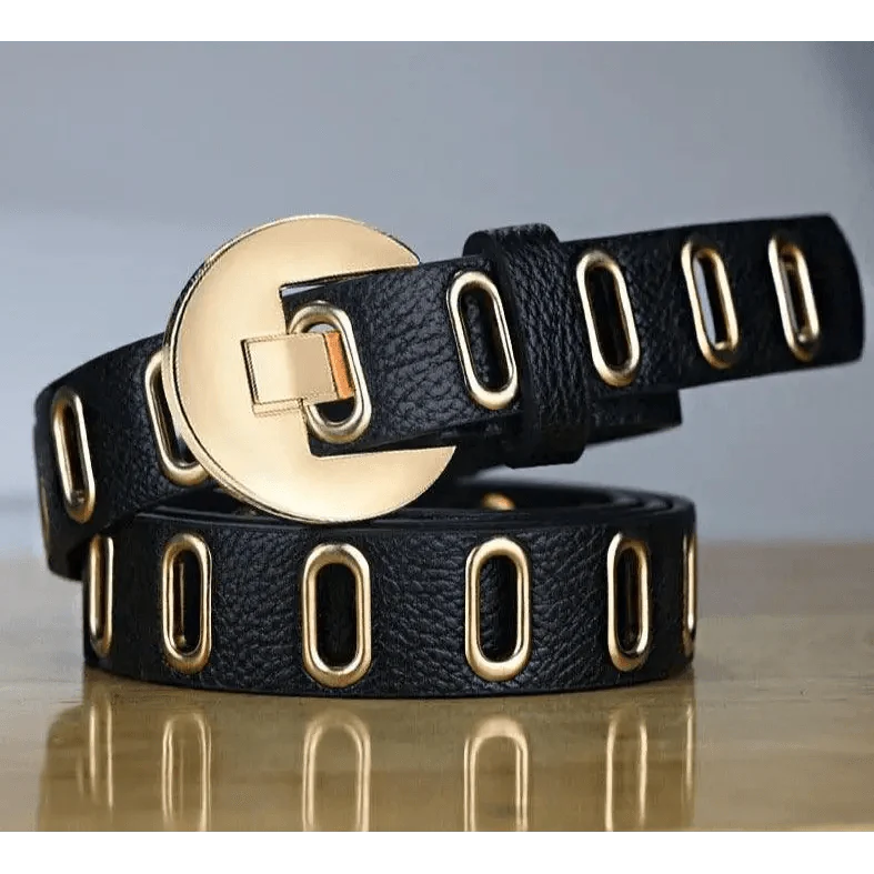 Women Casual Adjustable Leather Waistband Dresses Classic Belt Trendy Women's Fashionable Waistband Party Cute Vintage Belts For Female