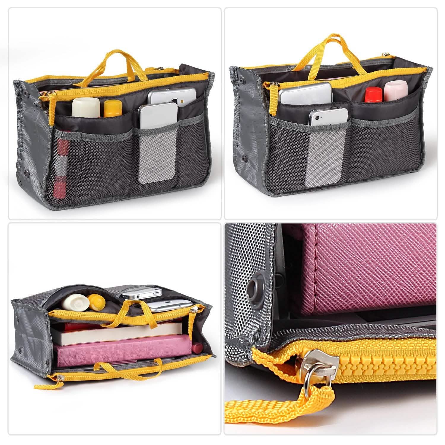 Women Lady Travel Insert Handbag Organizer Makeup Bags