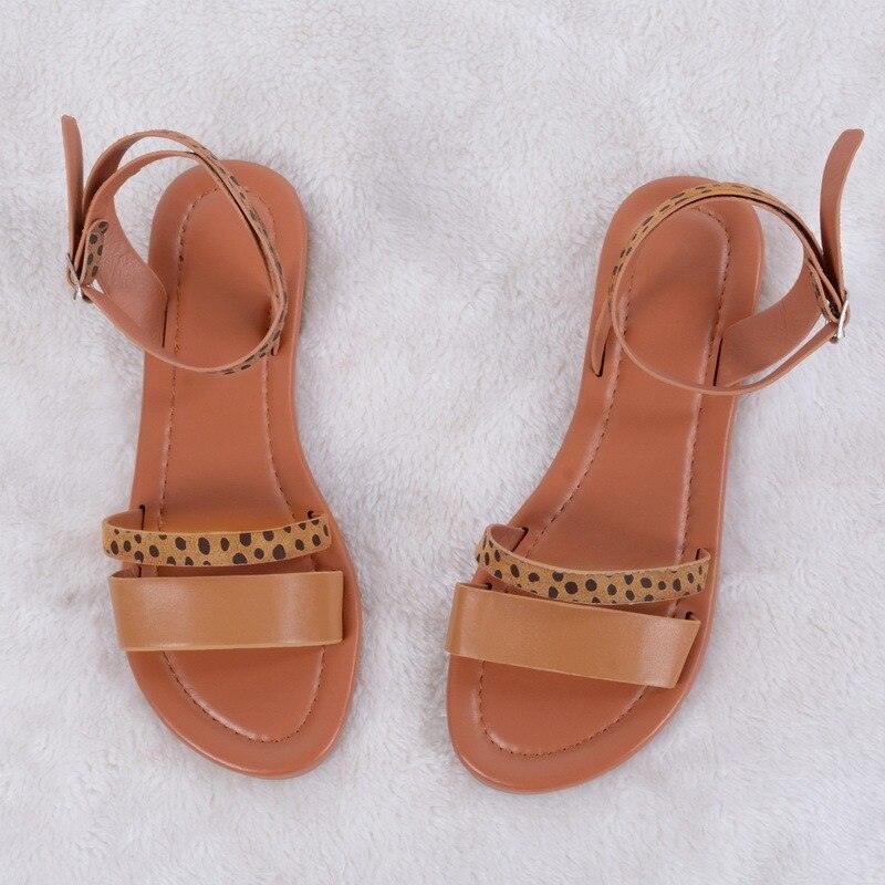 Women Luxury Party Sandals Fashion Summer Casual Black Business Sandals Buckle Straps Beach Shoes Retro Fashion Summer Women Shoes Print Casual Sandals