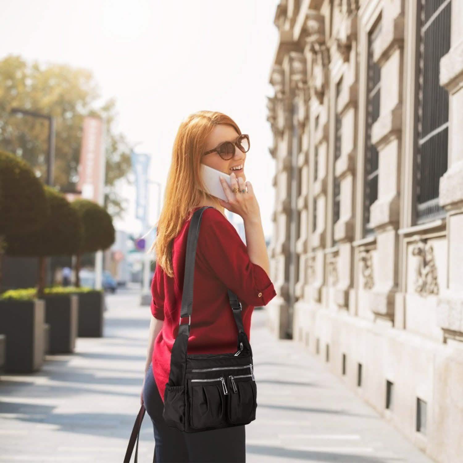Women Multi-Pocket Shoulder Bag