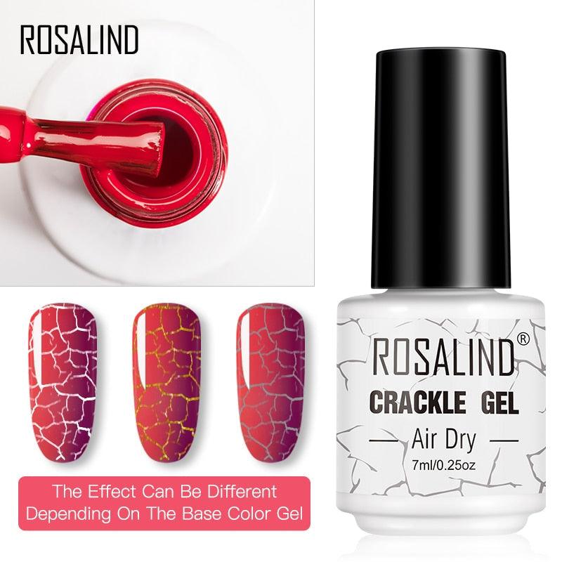 Women Nail Polishing Gel Quick-Dry UV Permanent Gel Nail Polish Multi Color Fashion Cracked Design For Girls and Womens