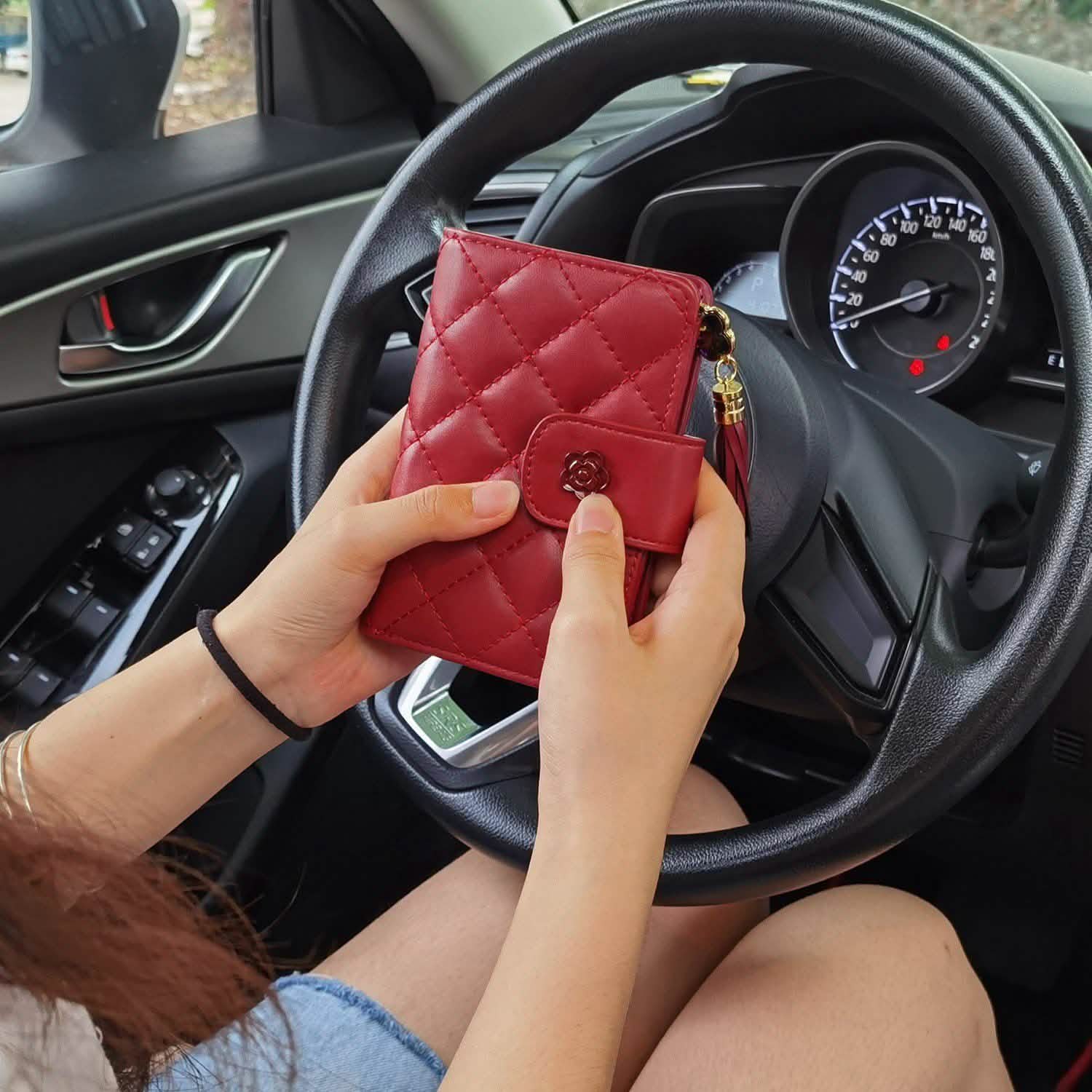 Women PU Leather Clutch Wallet