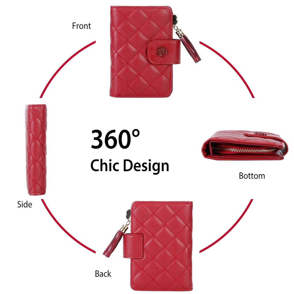 Women PU Leather Clutch Wallet