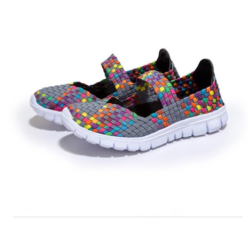 Women's Espadrilles Casual Shoes Spring Comfortable Sneakers Breathable Flat Shoes Summer Outdoor Slip On Fashion Breathable Mesh Casual Shoes Flat Shoes Women Espadrille