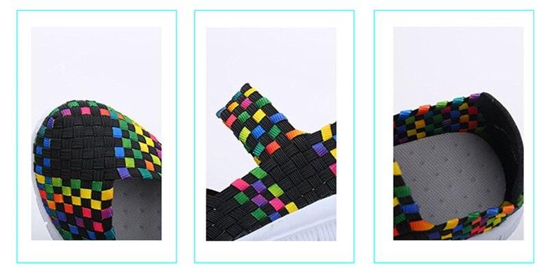 Women's Espadrilles Casual Shoes Spring Comfortable Sneakers Breathable Flat Shoes Summer Outdoor Slip On Fashion Breathable Mesh Casual Shoes Flat Shoes Women Espadrille