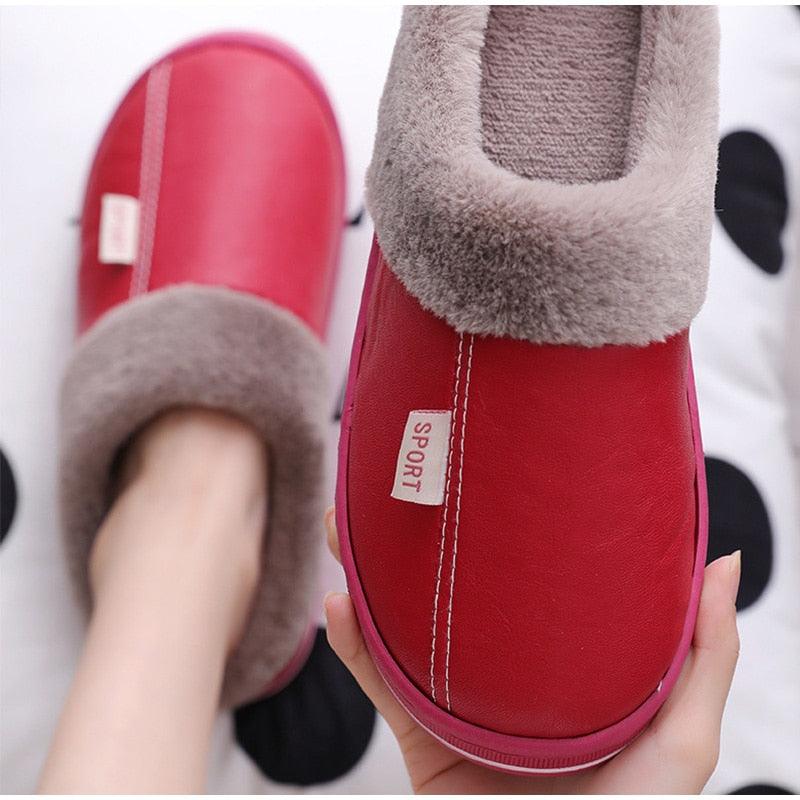 Women's Home Slippers Plush Warm House Shoes Non-Slip Soft Winter Indoors Bedroom Couples Floor Slipper Comfy Warm Memory Foam Faux Fur Indoor Outdoor Non Slip Winter Home Shoes