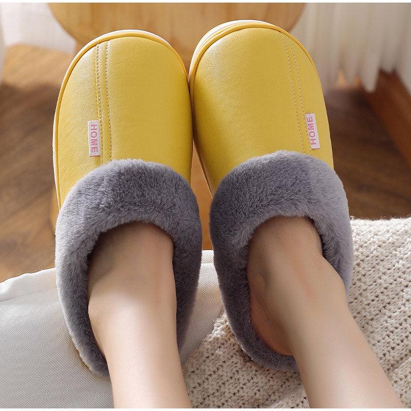 Women's Home Slippers Plush Warm House Shoes Non-Slip Soft Winter Indoors Bedroom Couples Floor Slipper Comfy Warm Memory Foam Faux Fur Indoor Outdoor Non Slip Winter Home Shoes
