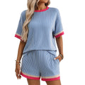 Women's short sleeved shorts two-piece set