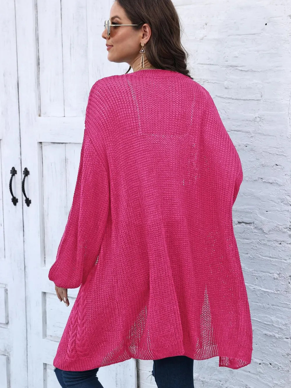 Women's Spring and Autumn New Woven Sweater Loose Casual Sweater Jacket