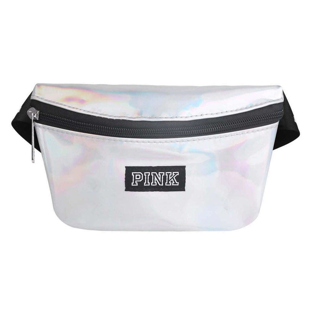 Women Shiny Leather Waist Pack Bag