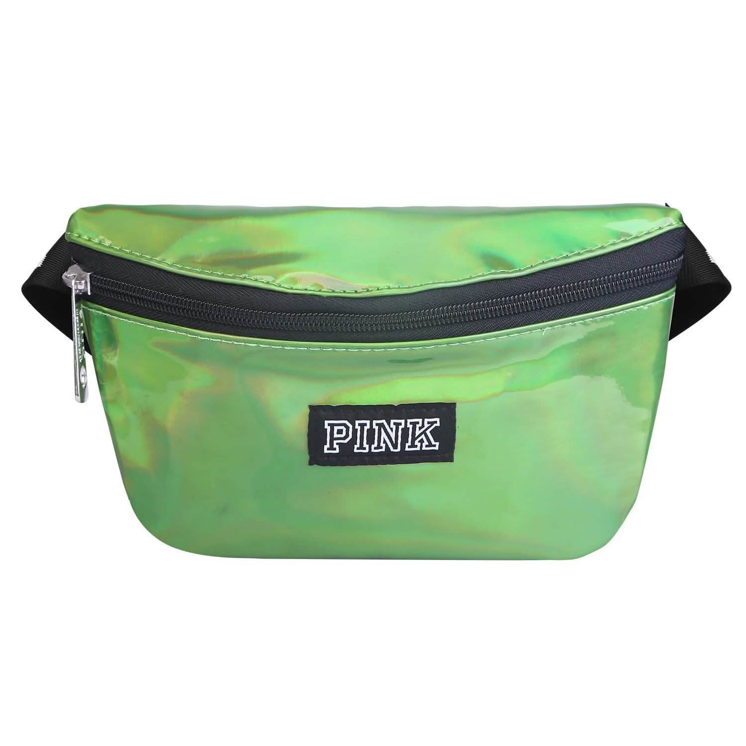 Women Shiny Leather Waist Pack Bag