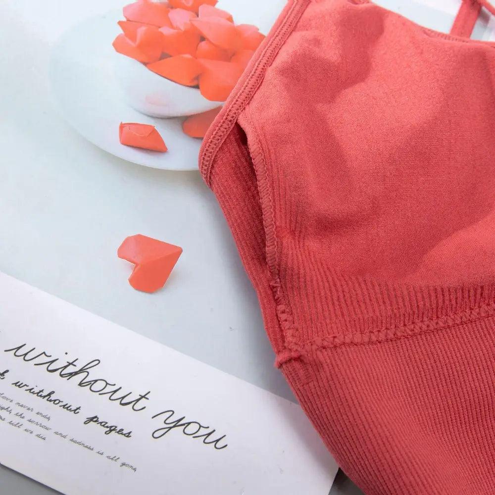 Women Sports Bra Sexy Brathable Sports Top Yoga Bra Push Up Top Female Gym Fitness Sports Underwear Female Seamless bra