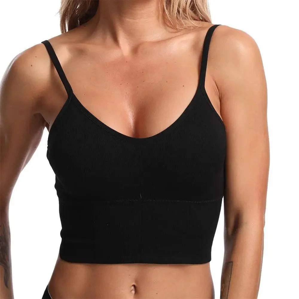 Women Sports Bra Sexy Brathable Sports Top Yoga Bra Push Up Top Female Gym Fitness Sports Underwear Female Seamless bra