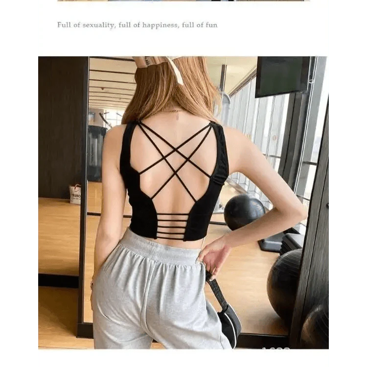 Women Sports Bra Sexy Brathable Sports Top Yoga Bra Push Up Top Female Gym Fitness Sports Underwear Female Seamless bra