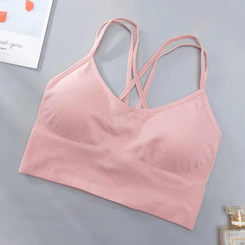Women Sports Bra Sexy Brathable Sports Top Yoga Bra Push Up Top Female Gym Fitness Sports Underwear Female Seamless bra