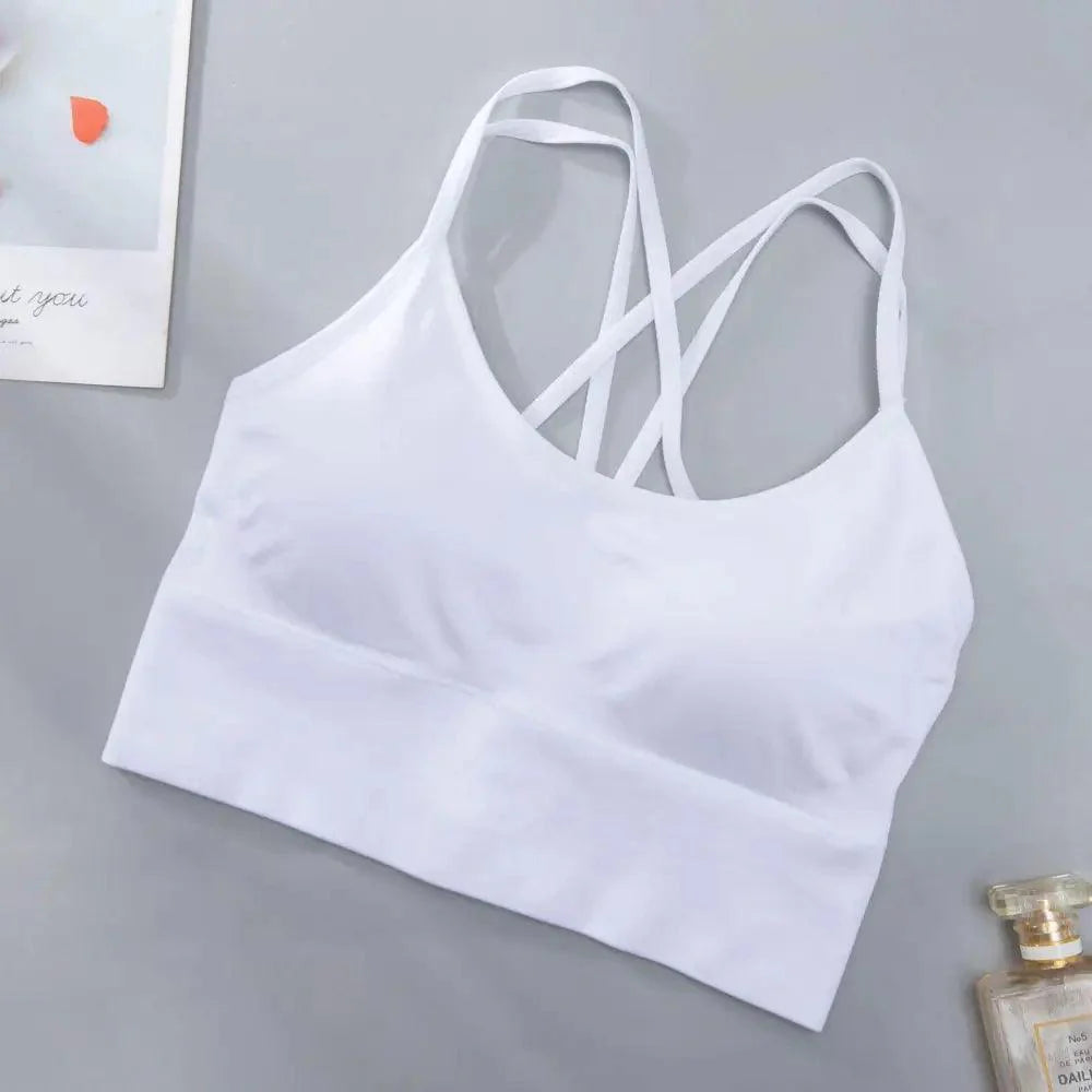 Women Sports Bra Sexy Brathable Sports Top Yoga Bra Push Up Top Female Gym Fitness Sports Underwear Female Seamless bra