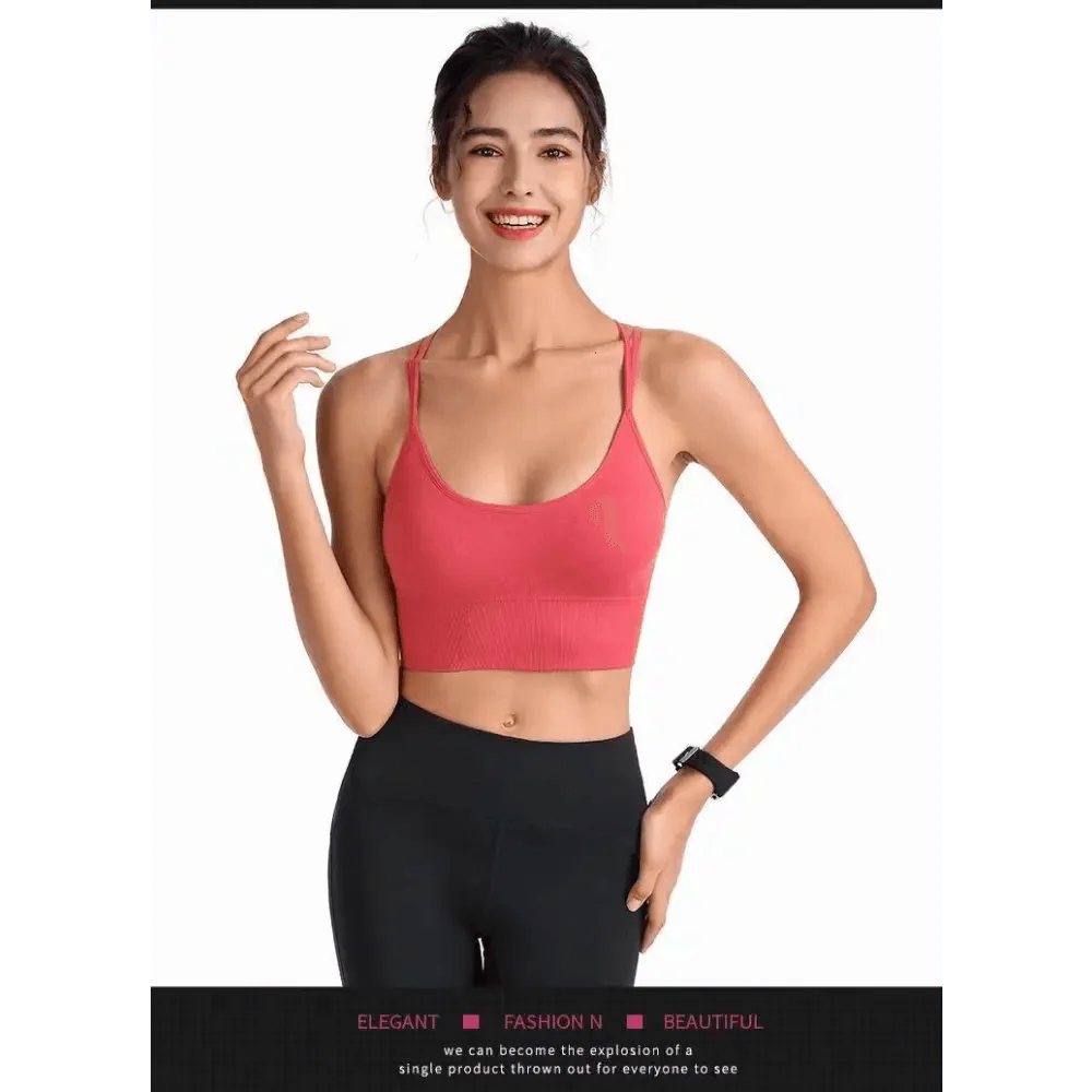 Women Sports Bra Sexy Brathable Sports Top Yoga Bra Push Up Top Female Gym Fitness Sports Underwear Female Seamless bra