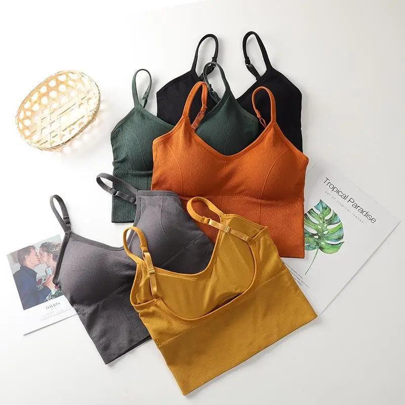 Women Sports Bra Sexy Brathable Sports Top Yoga Bra Push Up Top Female Gym Fitness Sports Underwear Female Seamless bra