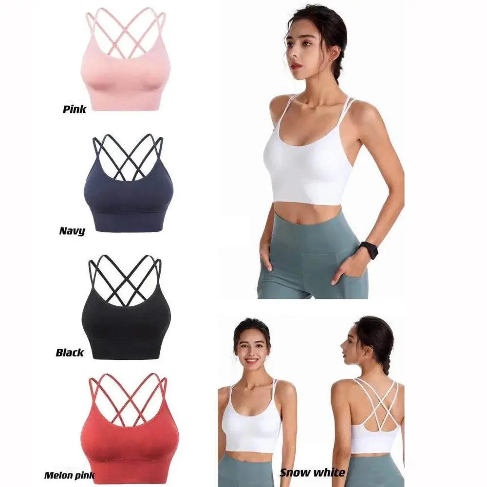 Women Sports Bra Sexy Brathable Sports Top Yoga Bra Push Up Top Female Gym Fitness Sports Underwear Female Seamless bra