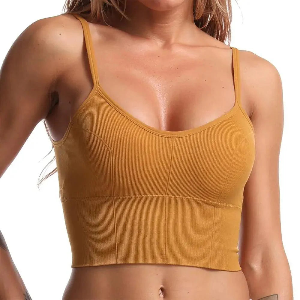 Women Sports Bra Sexy Brathable Sports Top Yoga Bra Push Up Top Female Gym Fitness Sports Underwear Female Seamless bra