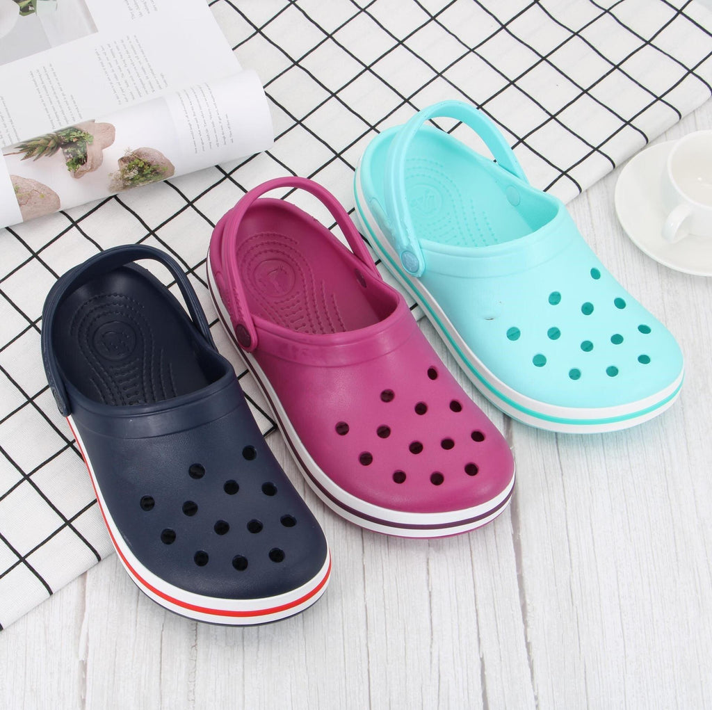 Women Summer Beach Shoes Breathable Garden Clogs Home Shoes Platforms Unisex  Beach Sandals Comfortable Slip On Shoes Lightweight Indoor Outdoor Clogs Shower Water Shoes