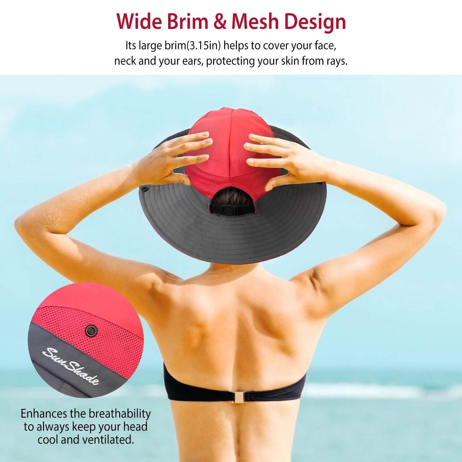 Women Summer Sun Bucket Hats Foldable