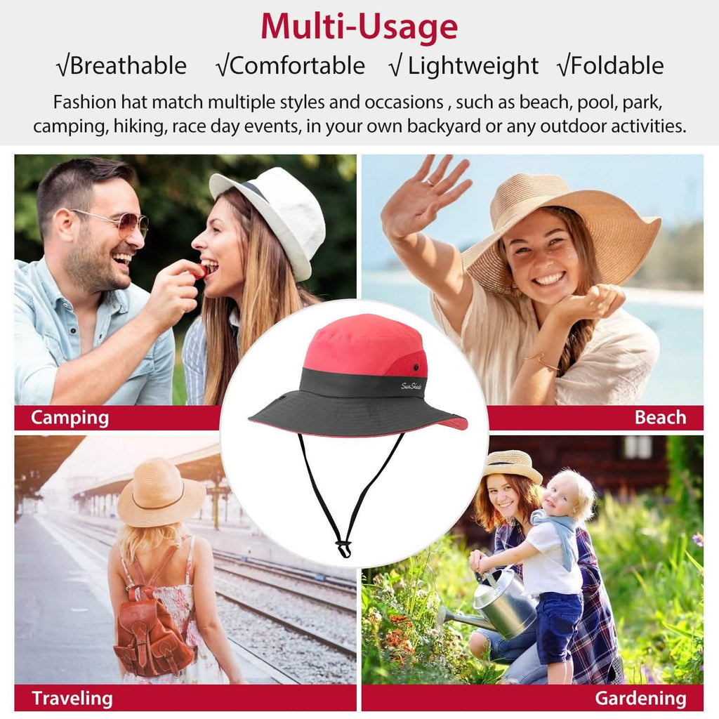 Women Summer Sun Bucket Hats Foldable