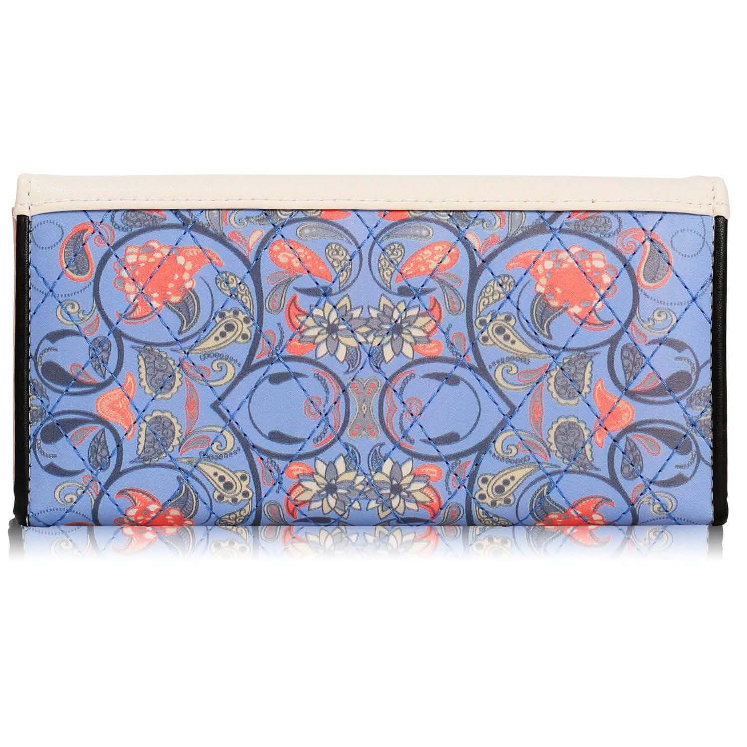 Women Wallet Soft Leather Trifold Clutch Purse
