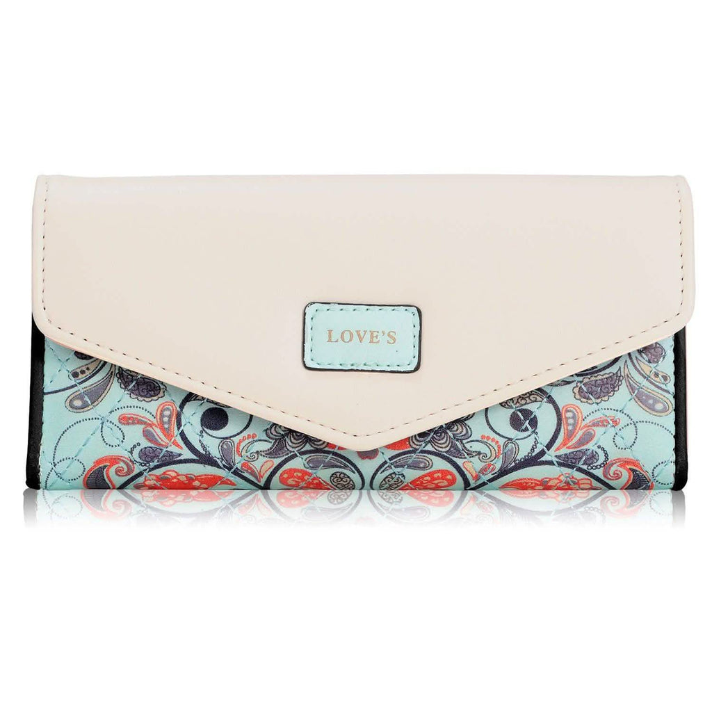 Women Wallet Soft Leather Trifold Clutch Purse