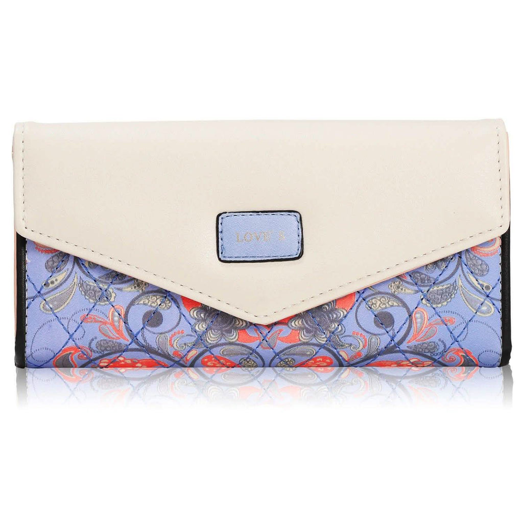 Women Wallet Soft Leather Trifold Clutch Purse