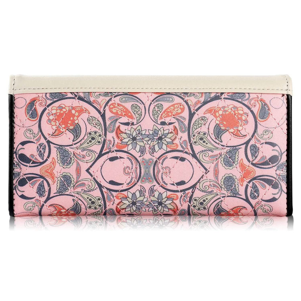Women Wallet Soft Leather Trifold Clutch Purse