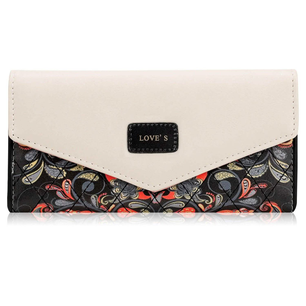 Women Wallet Soft Leather Trifold Clutch Purse