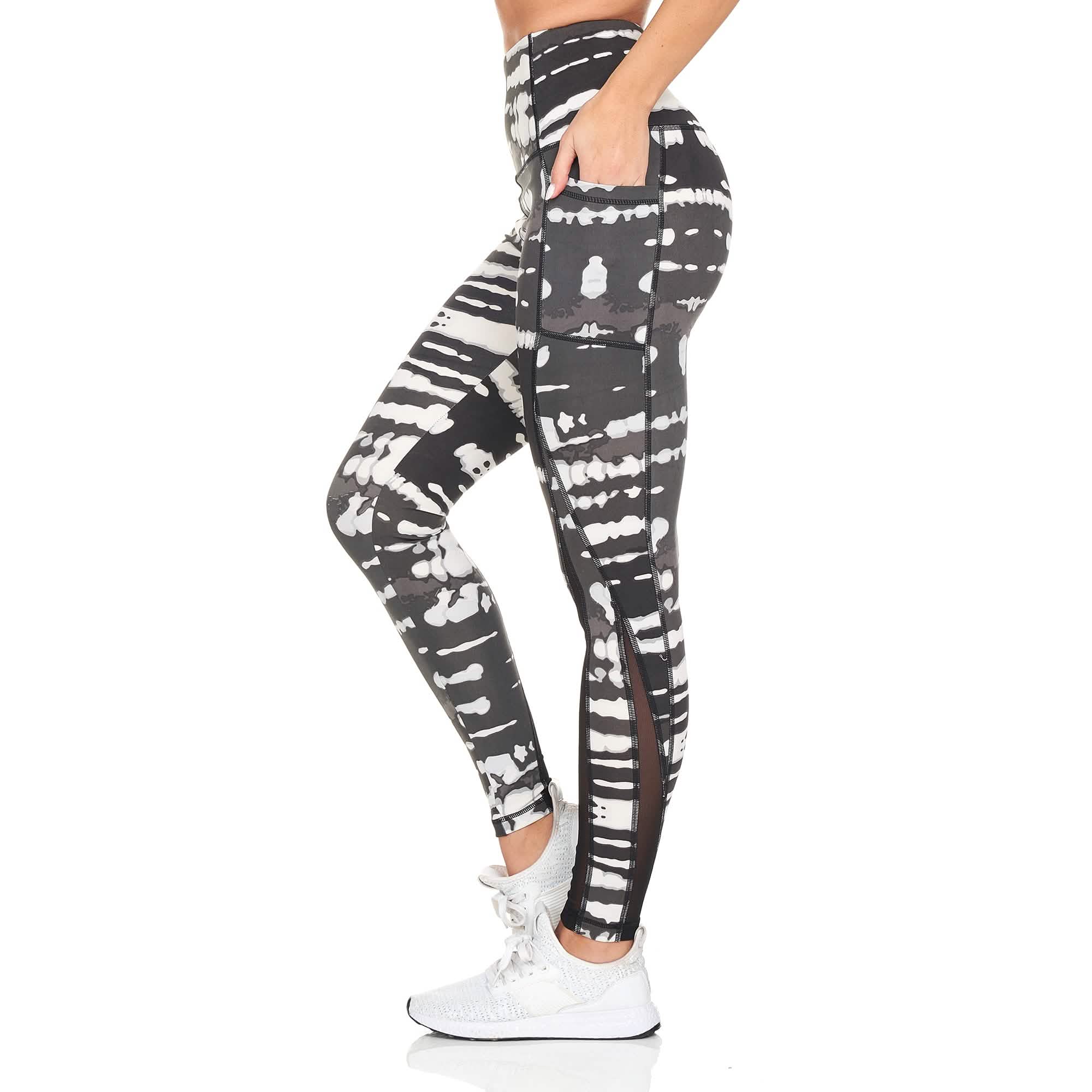 Women's Active High Rise Printed Leggings With Pockets