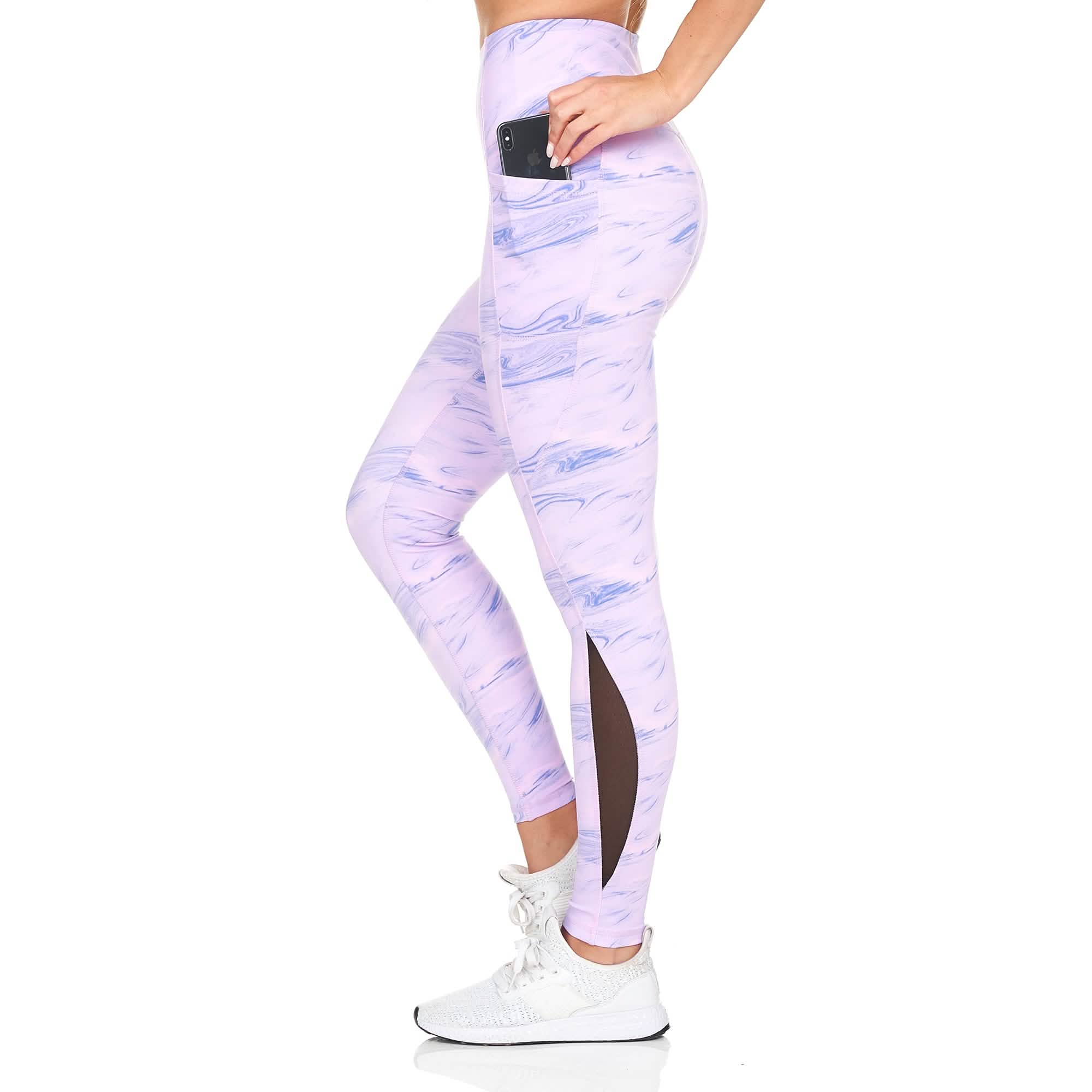 Women's Active High Rise Printed Leggings With Pockets