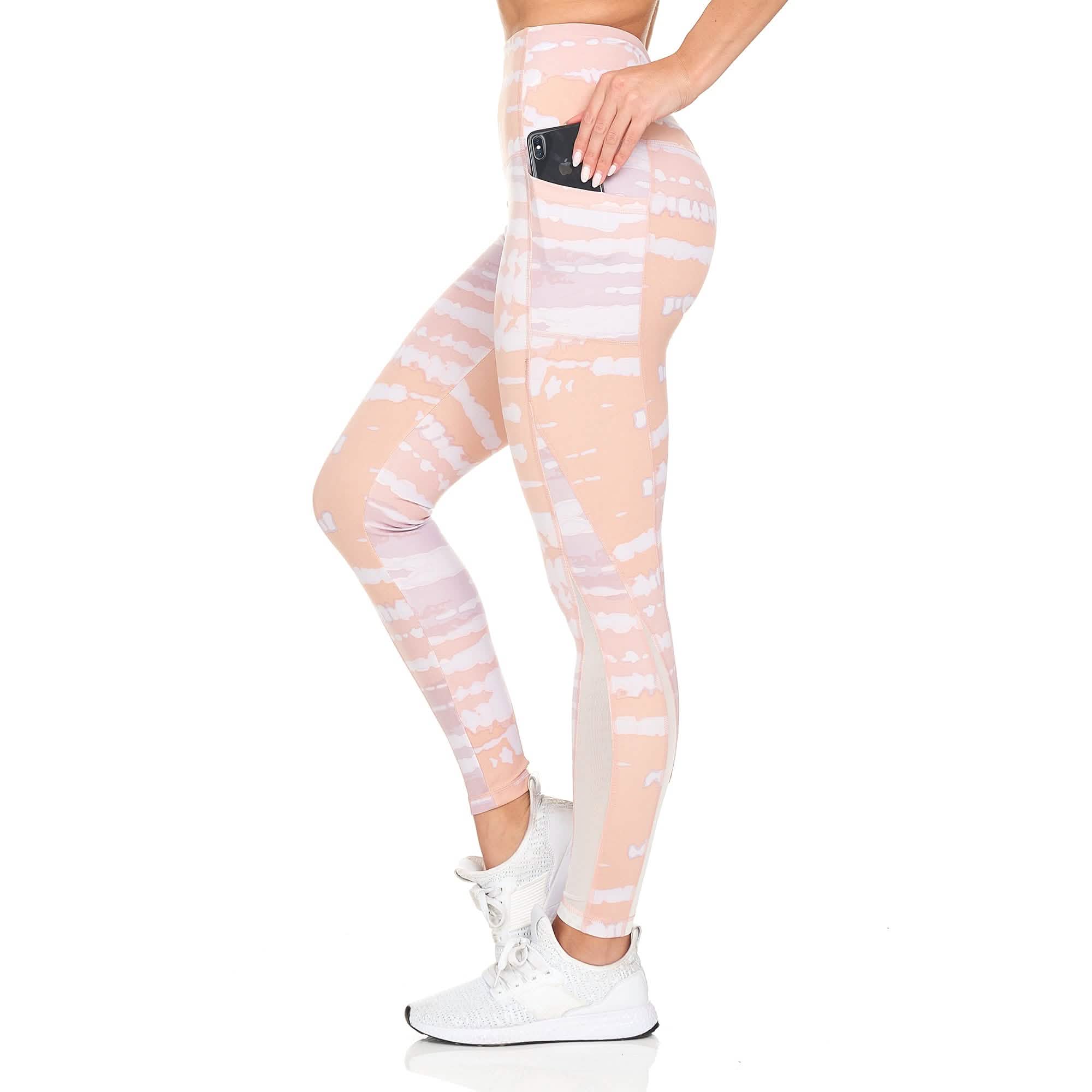 Women's Active High Rise Printed Leggings With Pockets