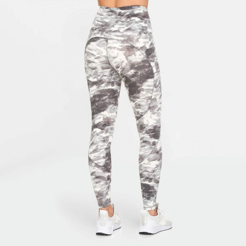 Women's Active High Rise Printed Leggings with Pockets