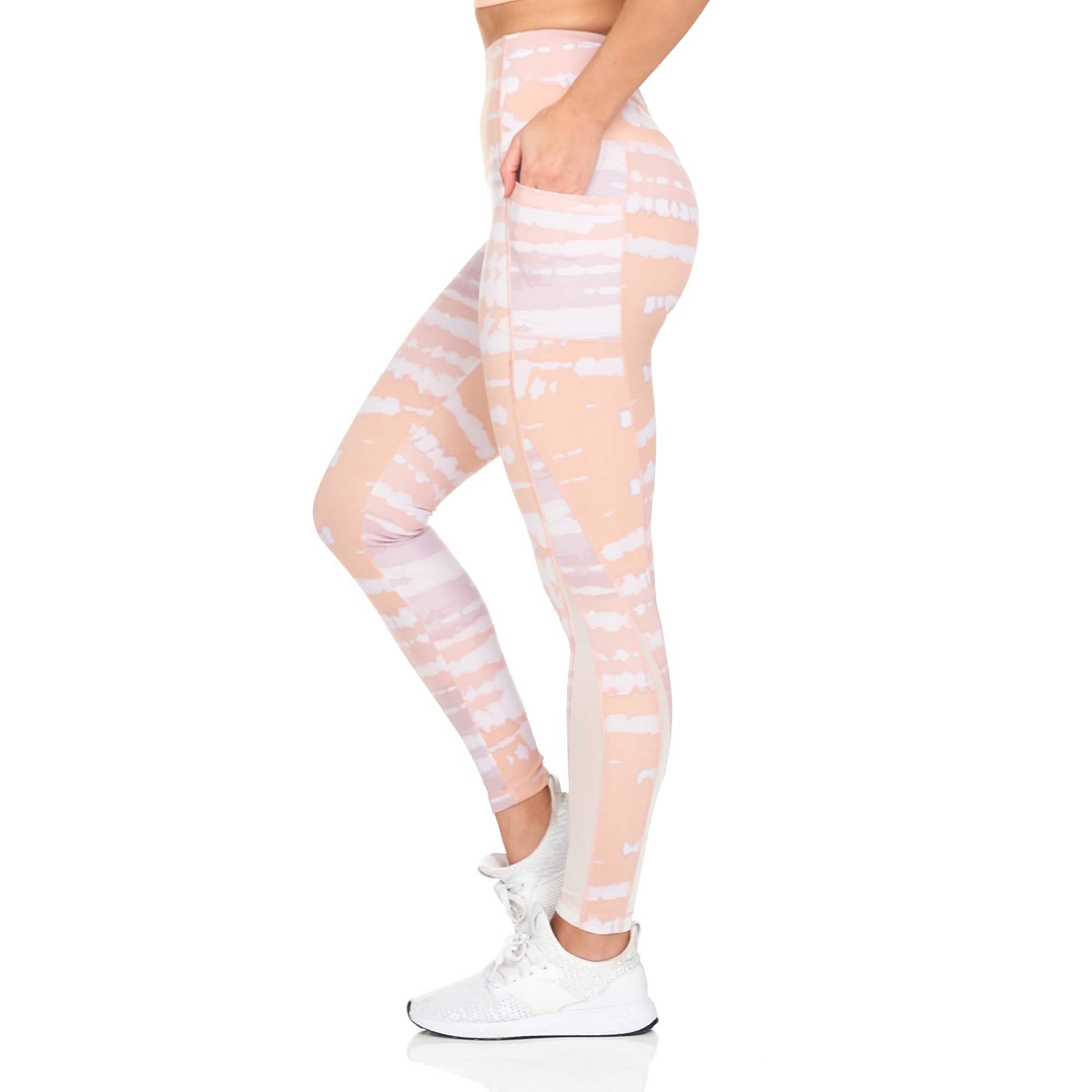 Women's Active High Rise Printed Leggings With Pockets