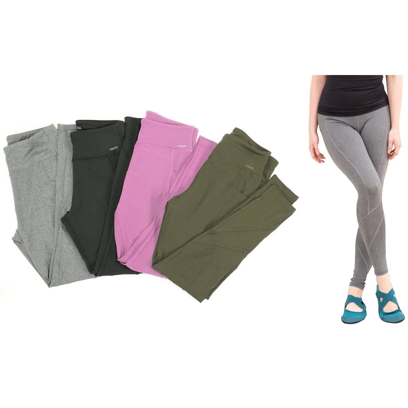 Women's All-Day Active High Waist Full Length Leggings With Side Pockets
