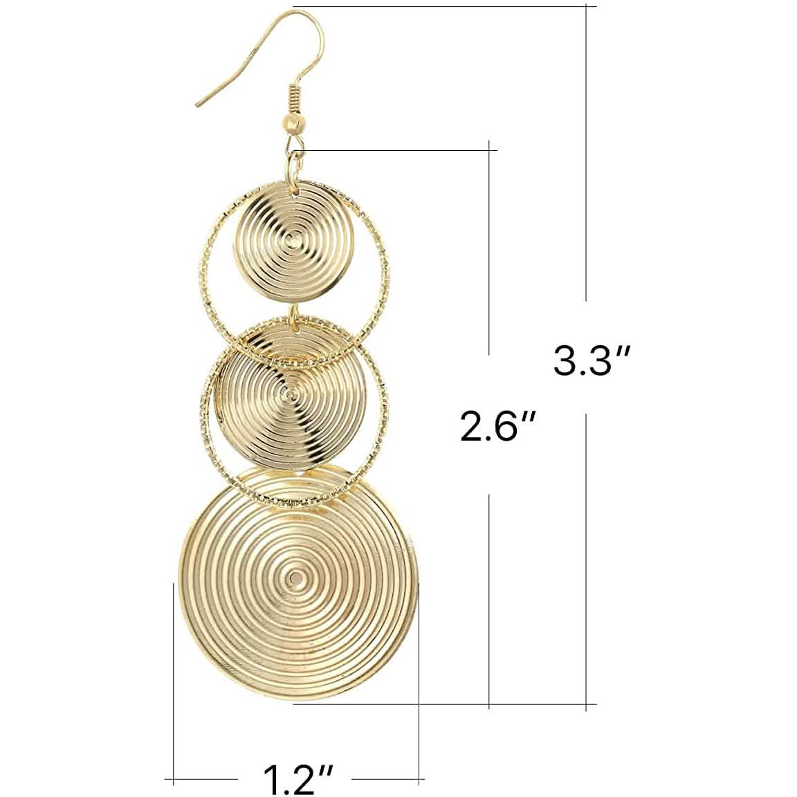 Women's Boho Vintage Round Earrings