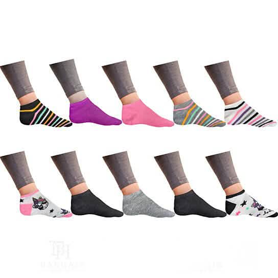 Women’s Breathable Colorful Fun No Show Low Cut Ankle Socks