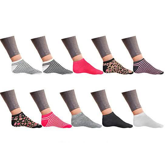 Women’s Breathable Colorful Fun No Show Low Cut Ankle Socks