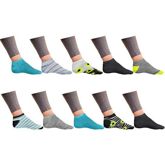 Women’s Breathable Colorful Fun No Show Low Cut Ankle Socks