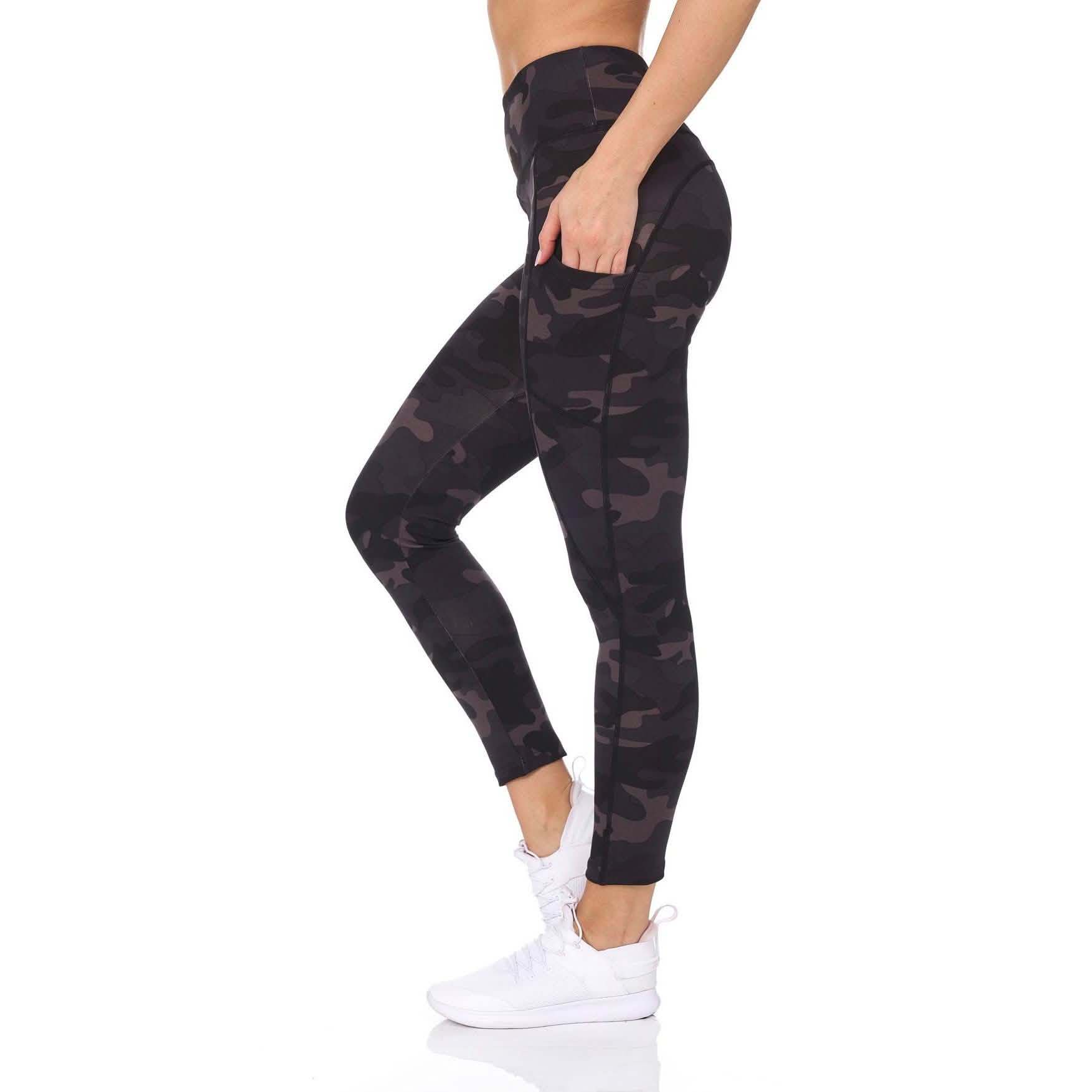 Women's Camo 7/8 High Waist Legging With Pockets