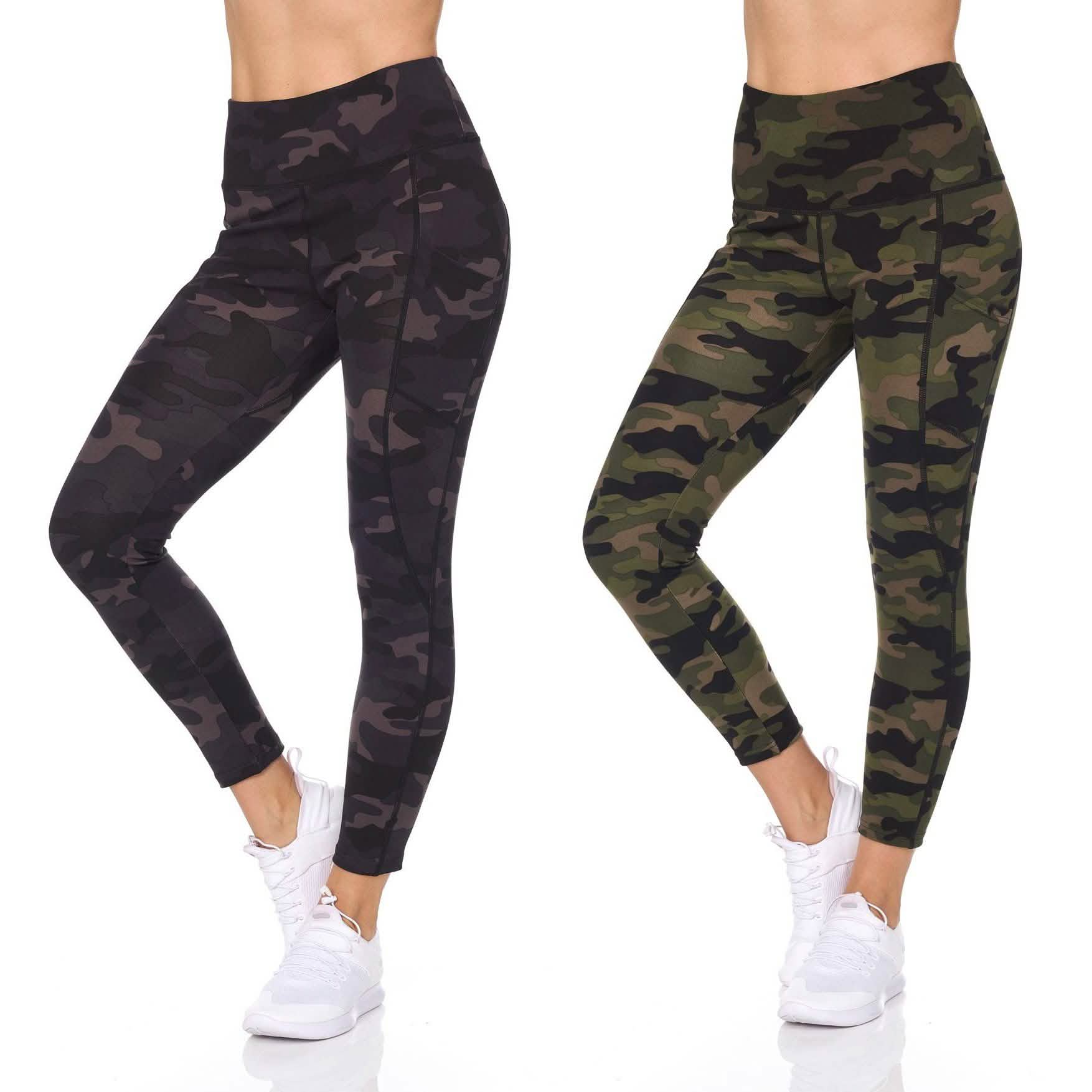 Women's Camo 7/8 High Waist Legging With Pockets